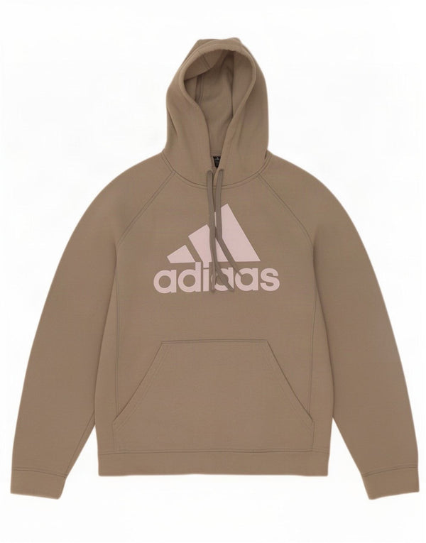 Adidas Grafisk hættetrøje til mænd Large Khaki Bomuld