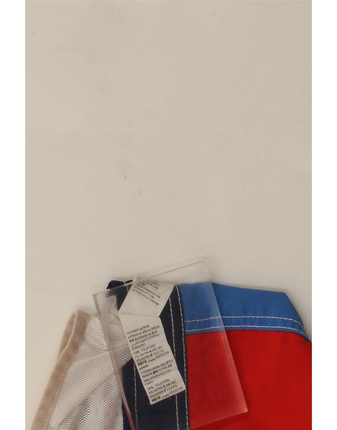 Benetton Boys Graphic Cami Top 10-11 Years XL Red Colourblock Polyester