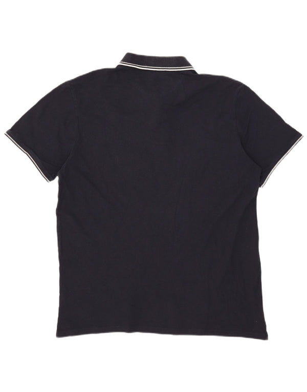 Champion Herren Poloshirt 2XL Marineblau gestreift