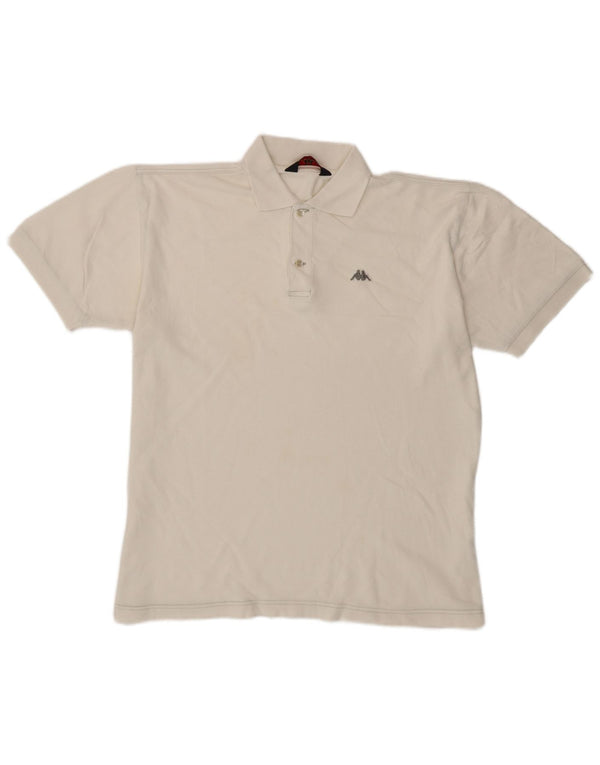 Polo Kappa Uomo XL Cotone Bianco