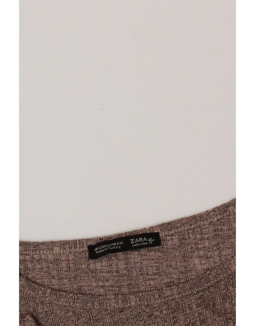 Zara Mujer Top Manga 3/4 UK 10 Small Rosa