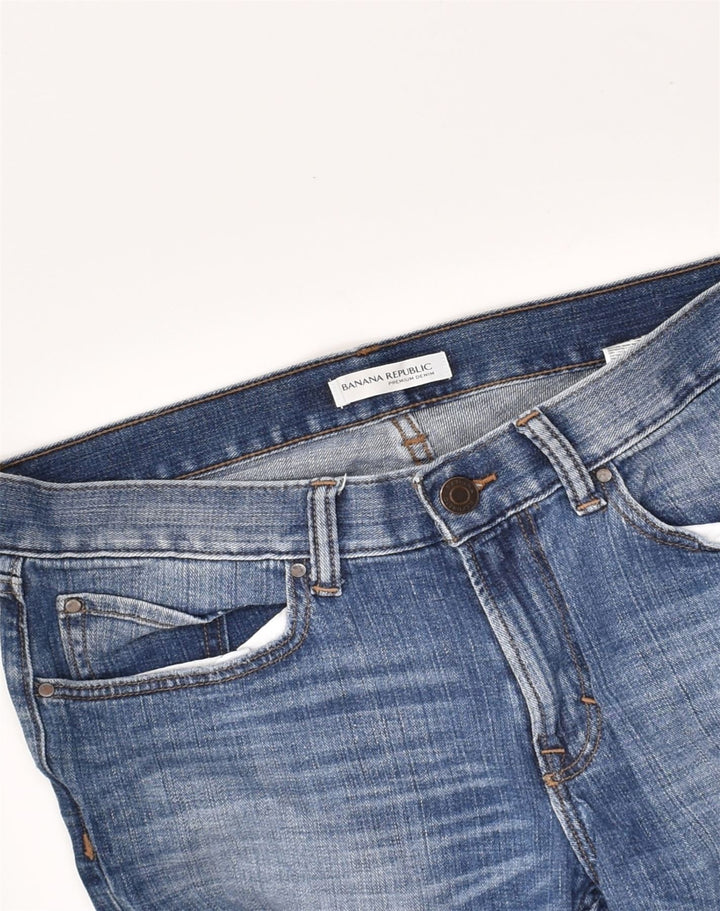 BANANA REPUBLIC Mens Boyfriend Distressed Tapered Jeans W29 L29 Navy Blue | Vintage Banana Republic | Thrift | Second-Hand Banana Republic | Used Clothing | Messina Hembry 