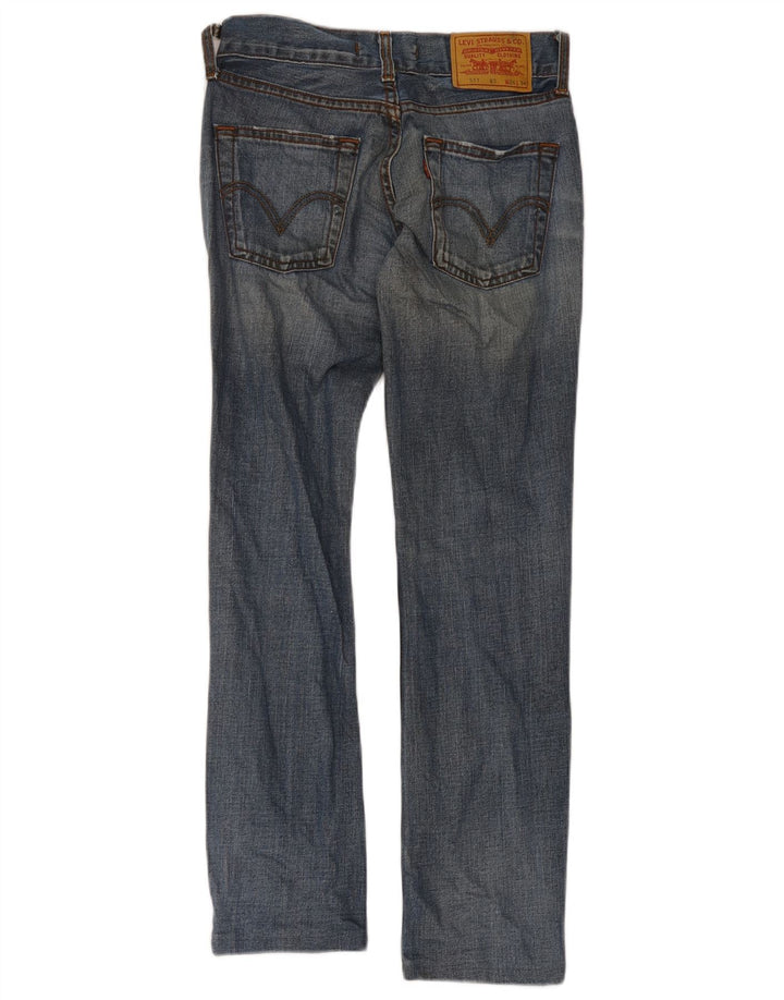 Levi's Herre 557 Straight Jeans W26 L28 Blå Bomuld