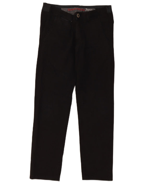 Harmont & Blaine Womens Straight Chino Trousers IT 44 Medium W32 L28 Black