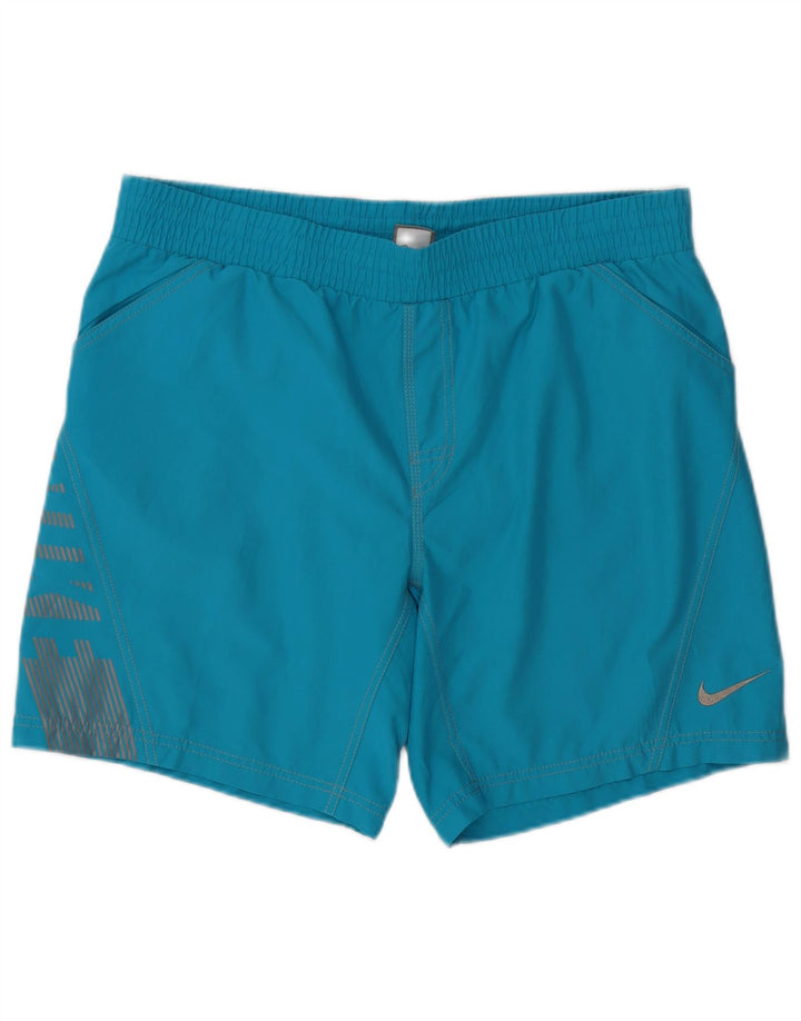 Nike Mens Graphic Sport Shorts Large  Blue Polyester