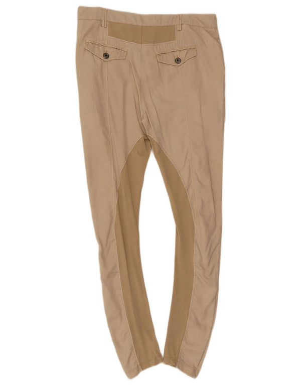 Patrizia Pepe Pantalón Chino Slim W29 L29 Algodón Color Block Beige