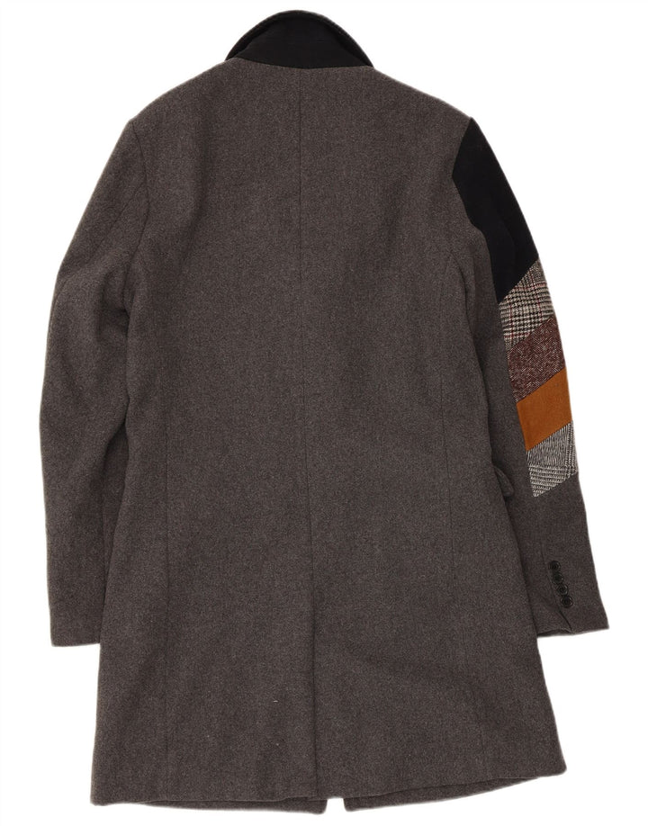Ανδρικό πανωφόρι Desigual IT 48 Medium Grey Colourblock Polyester