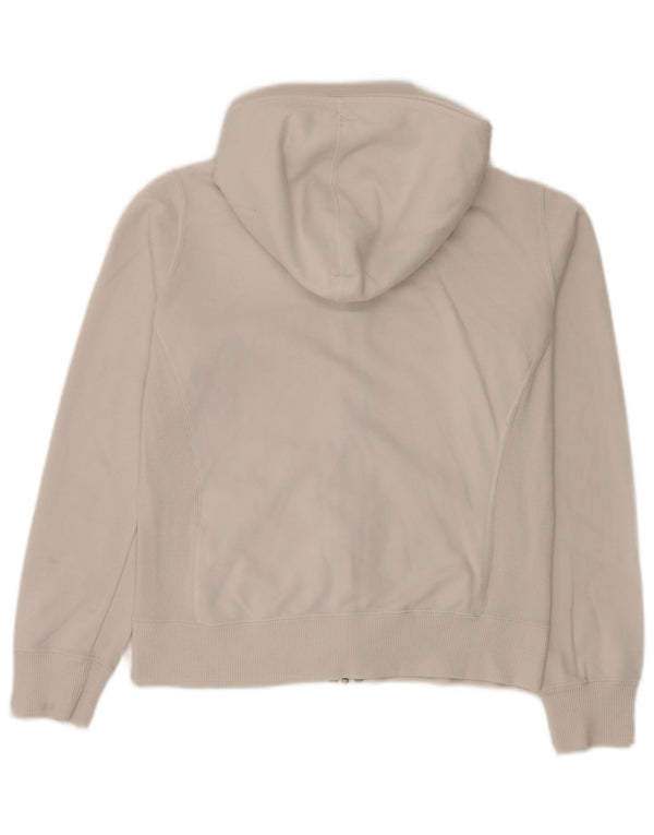Champion Womens Regular Fit Hættetrøje med lynlås UK 12 Medium White Sports