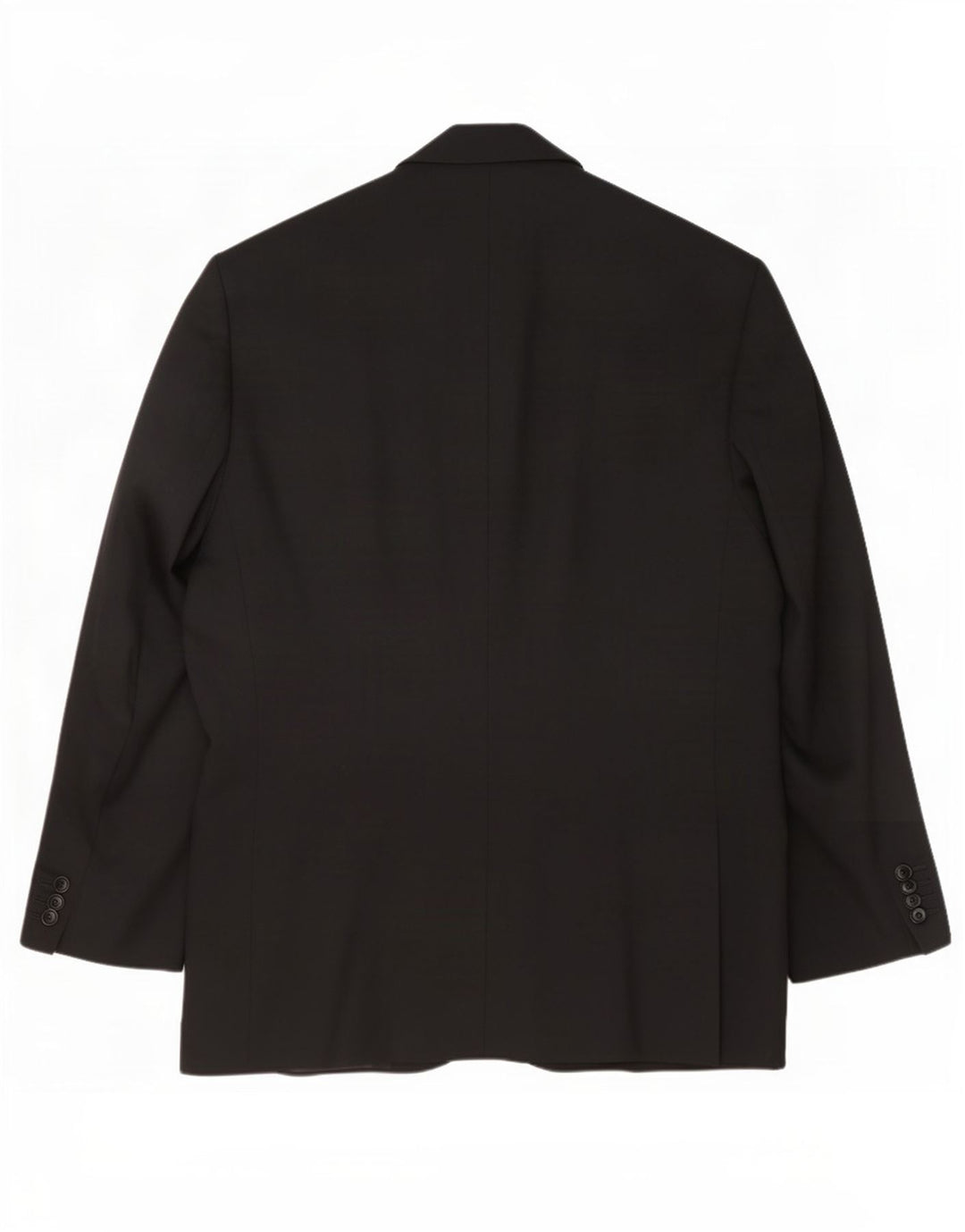 Zara Chaqueta Blazer De 2 Botones Para Hombre UK 40 Large Lana Negra