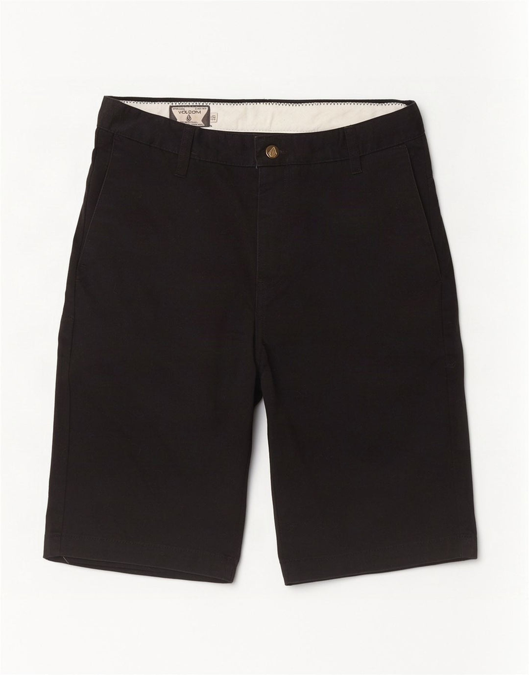 Ανδρικό σορτς Chino Volcom W30 Μεσαίο μαύρο βαμβακερό