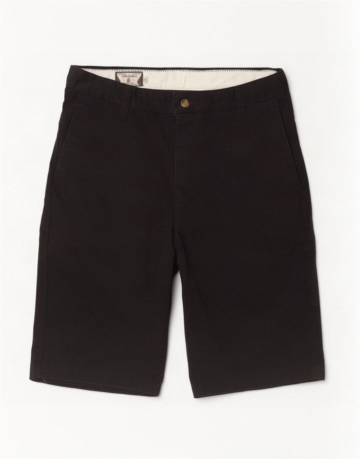 Ανδρικό σορτς Chino Volcom W30 Μεσαίο μαύρο βαμβακερό