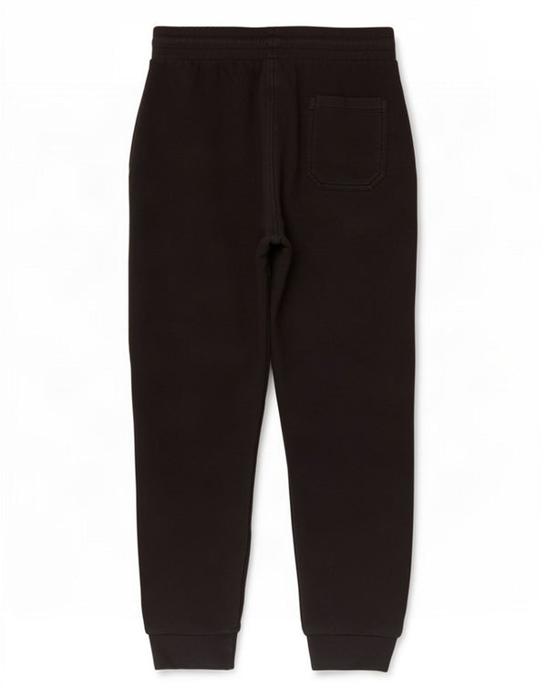 Sergio Tacchini Pantaloni da tuta da uomo con grafica Joggers grandi in cotone nero