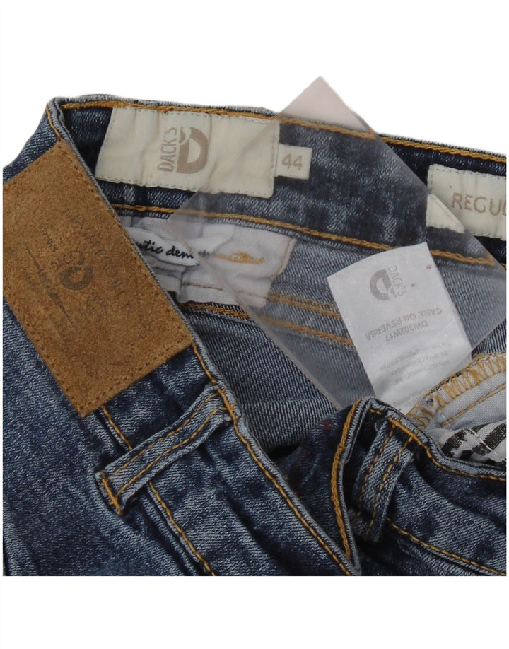 DACK'S Womens Regular Fit Skinny Jeans IT 44 Medium W28 L31 Blue Cotton