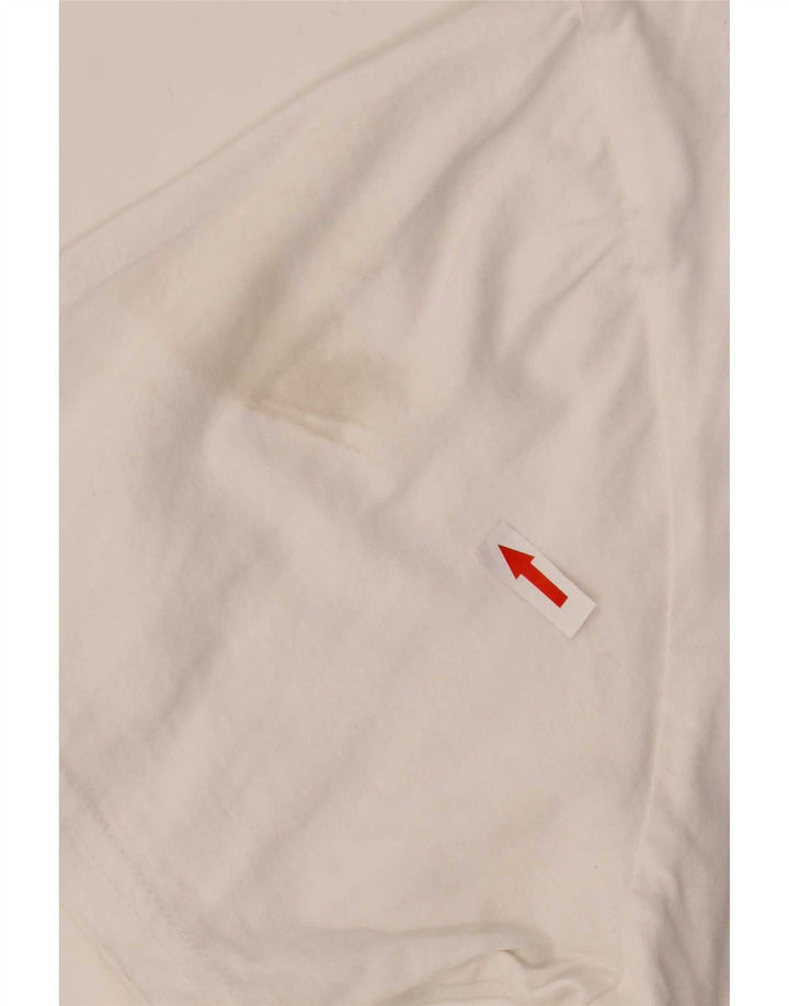 Columbia Mens Graphic T-Shirt Top Small White Cotton