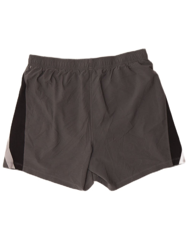 Under Armour Mens Heat Gear Sport Shorts Large Grey Colourblock