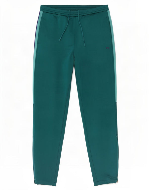Fila Mens Graphic Tracksuit Trousers IT 44 XS Green Colourblock
