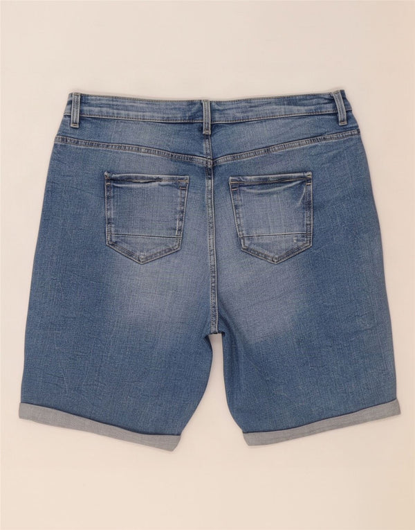 Мужские джинсовые шорты Marks & Spencer UK 14 Medium W32 Синие, хлопок