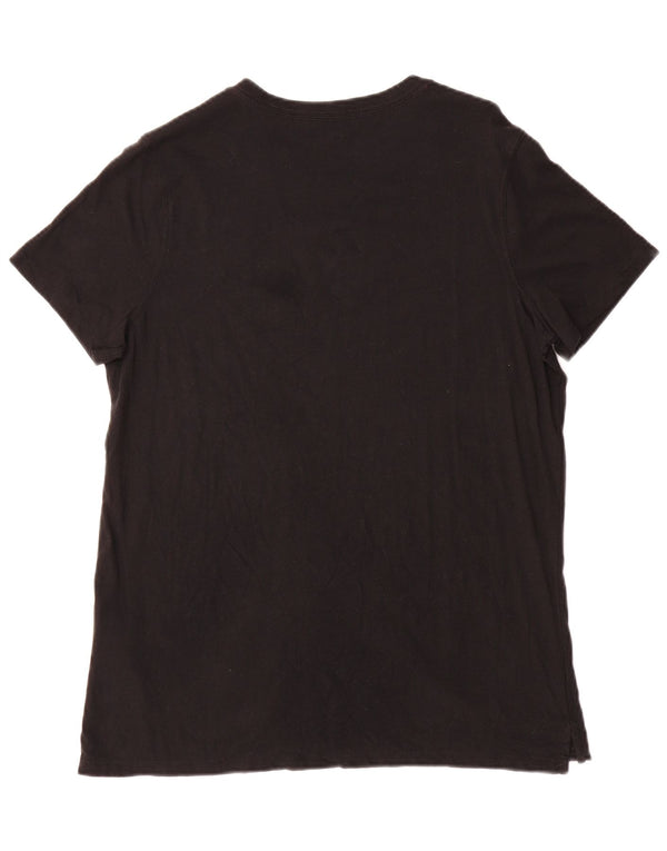 Γυναικείο γραφικό μπλουζάκι Carhartt Relaxed Fit Top US 12/14 Large Black Tencel