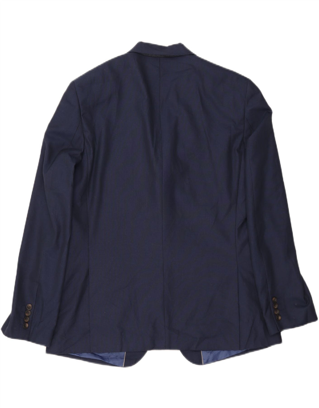 MARKS & SPENCER Mens Tailored Fit Blazer Jacket UK 44 2XL Navy Blue