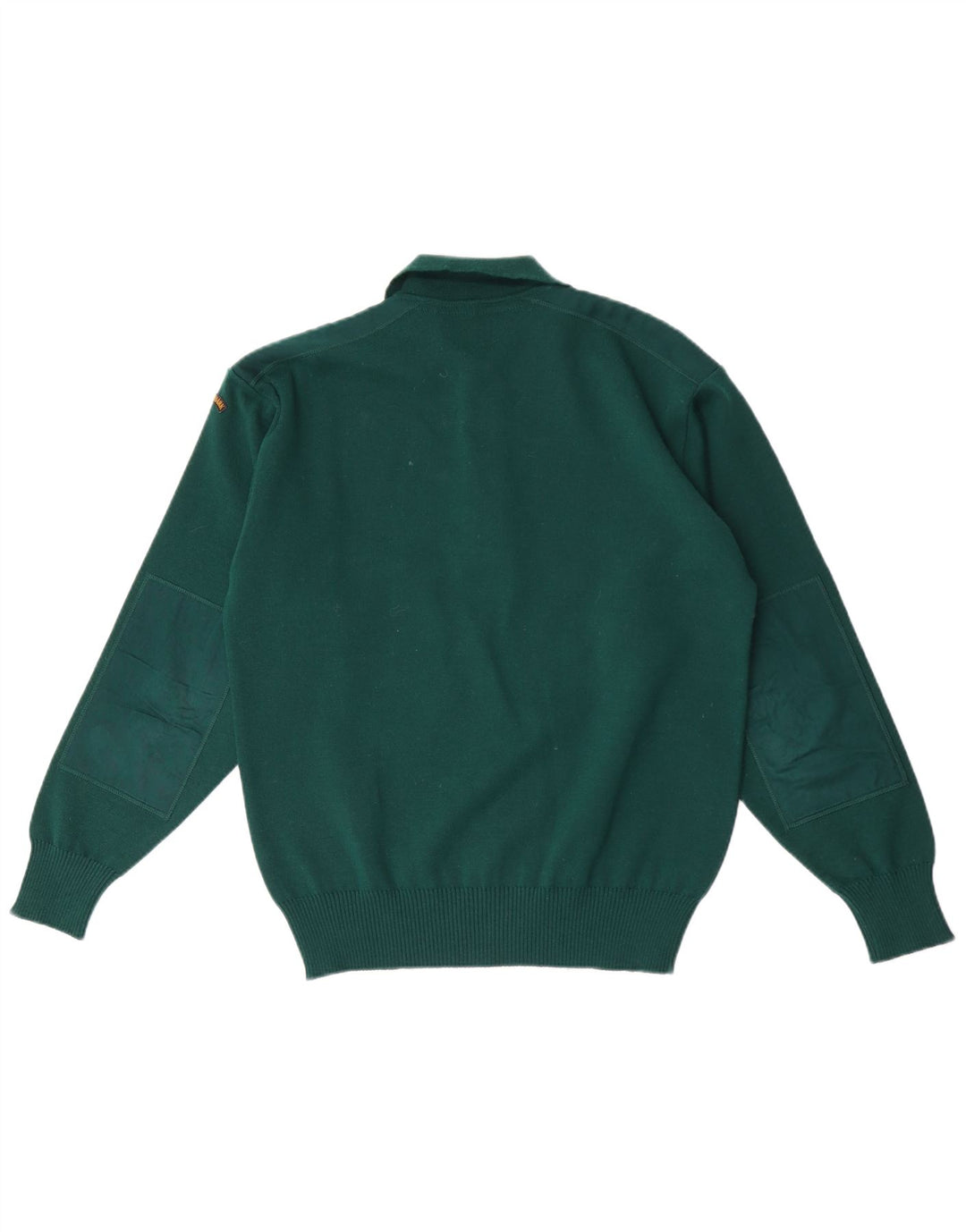 PAUL & SHARK Mens Polo Neck Jumper Sweater Small Green Wool
