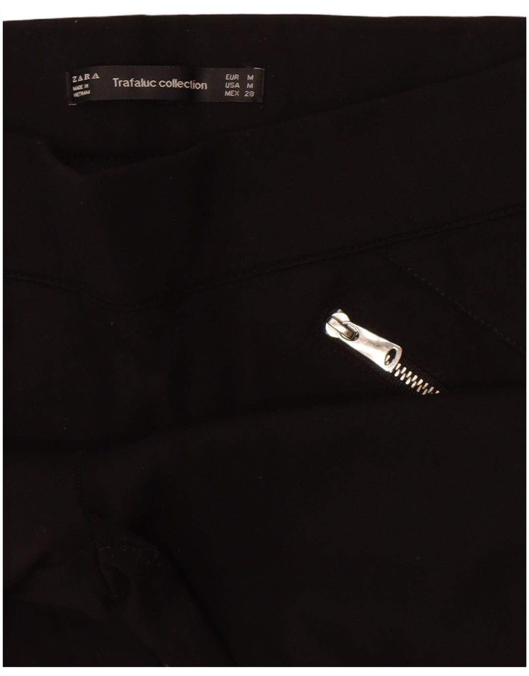Zara Womens Trafaluc Crop Leggings Medium W28 L26 Black