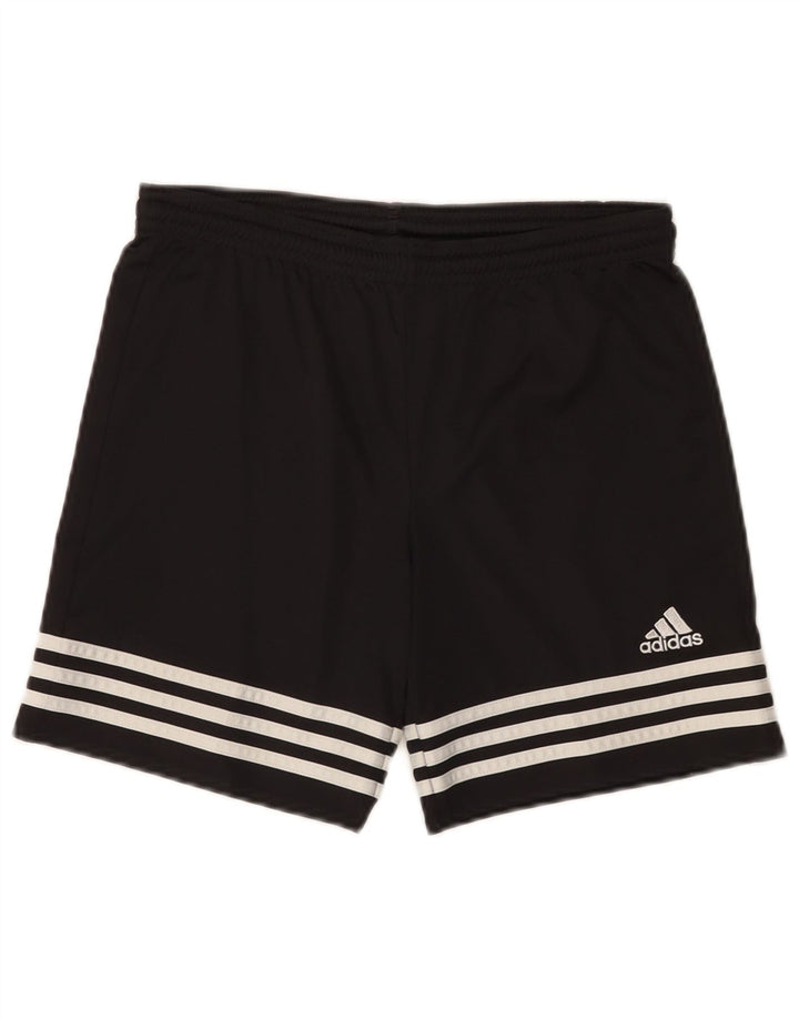 Adidas Boys Climalite Sport Shorts 12-13 Years Large Black Polyester