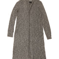 MOSSIMO Womens Longline Cardigan Sweater UK 10 Small Grey Rayon Vintage Mossimo and Second-Hand Mossimo from Messina Hembry 