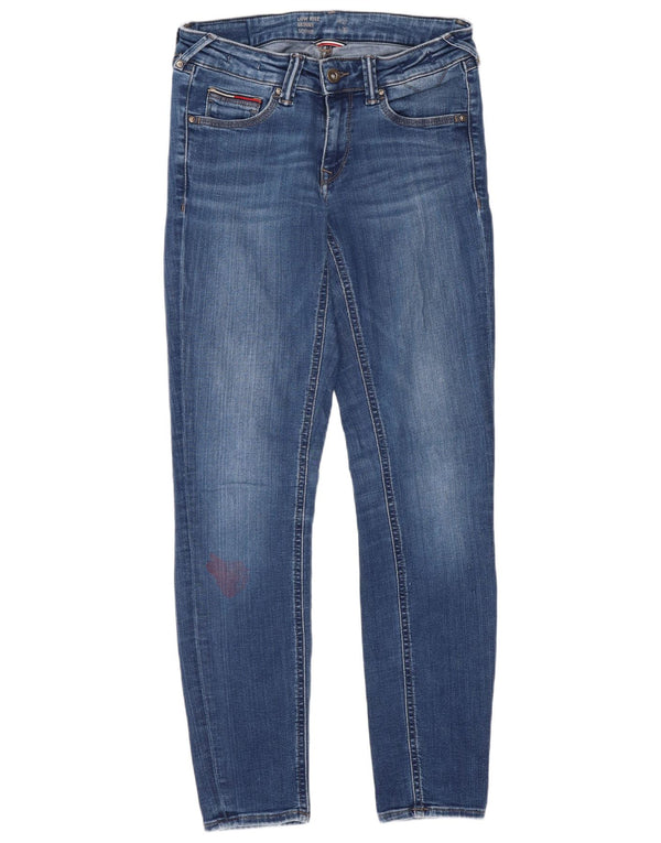 Tommy Hilfiger Donna Sophie Jeans skinny a vita bassa W27 L30 Cotone blu