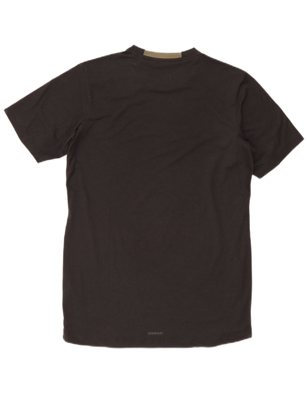 ADIDAS Mens Aeroready Slim Fit T-Shirt Top Medium Black Polyester
