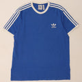 Adidas Mens T-Shirt Top XL Blue Cotton