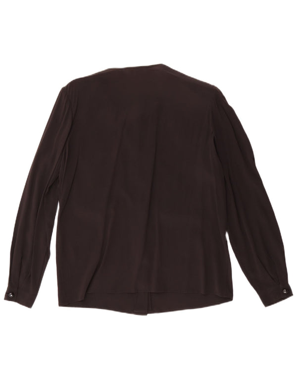 Valentino Womens Shirt Blouse IT 44 Medium Black