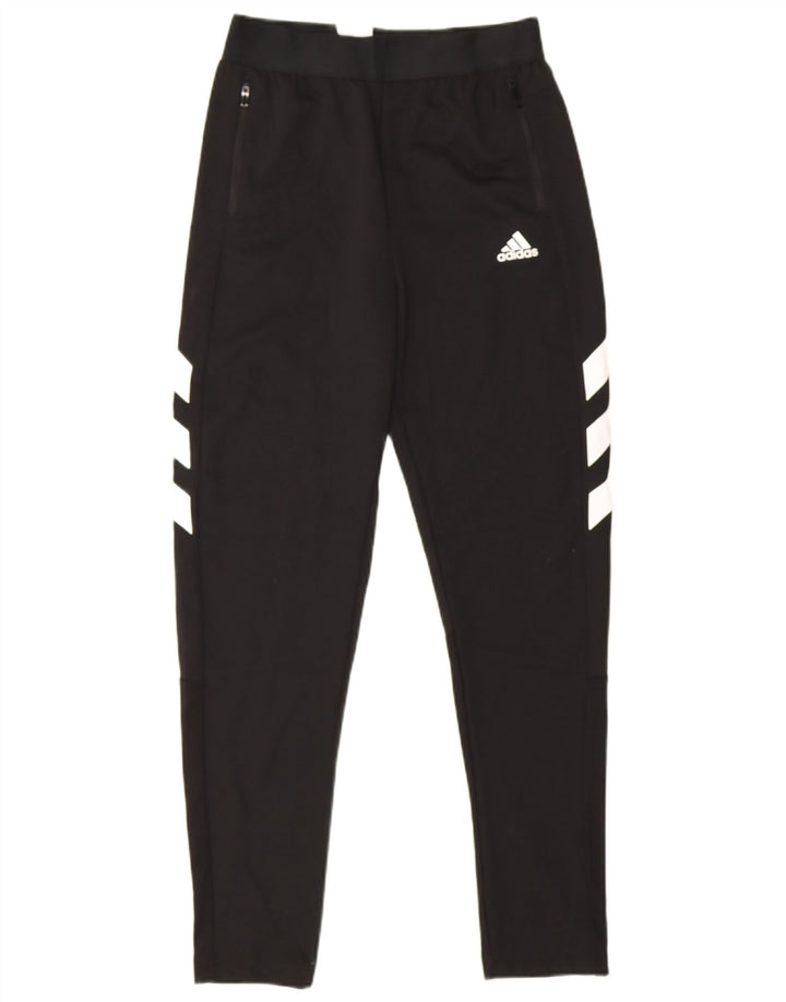 Pantaloni della tuta da ragazzo Adidas 13-14 anni in poliestere nero