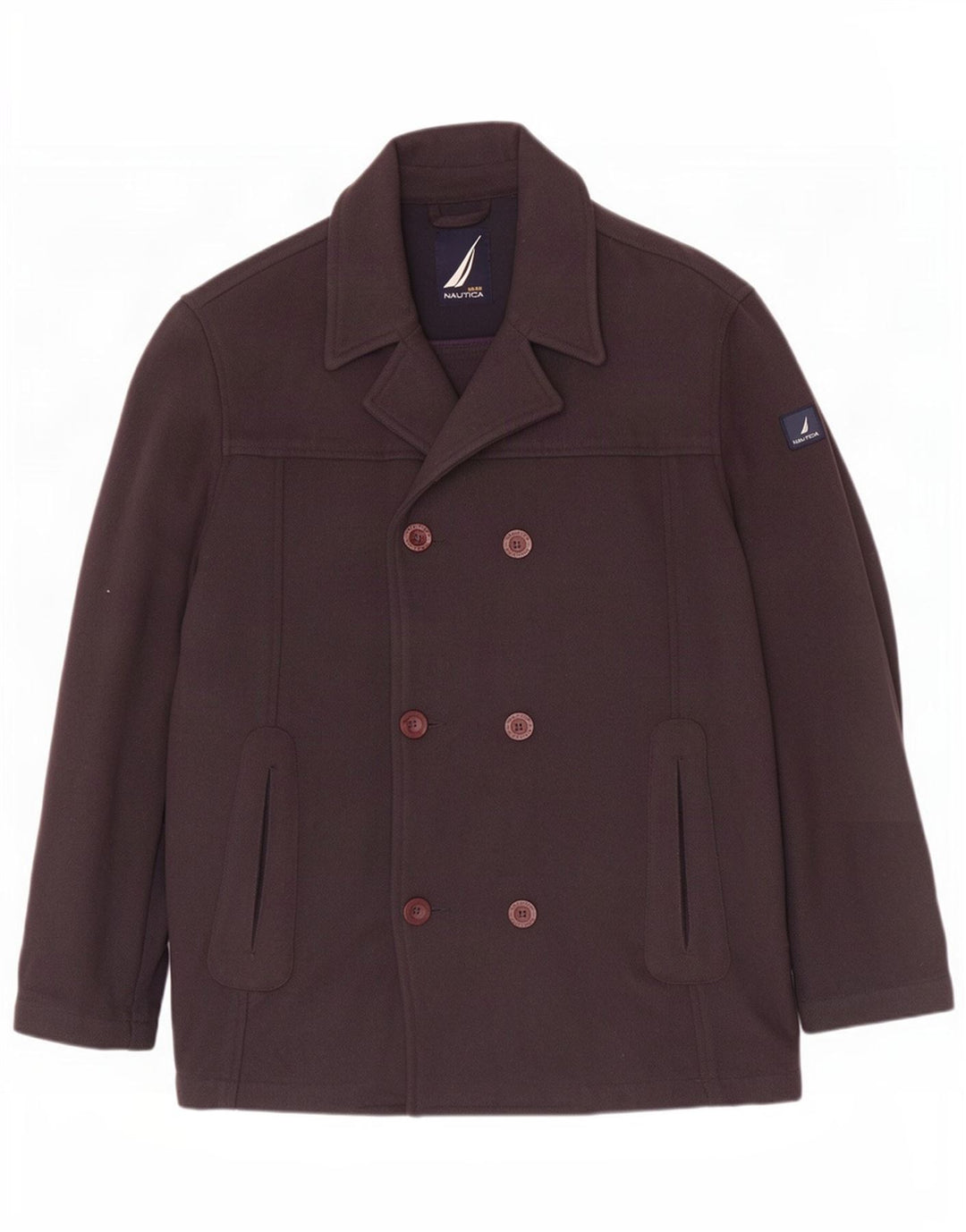 Nautica Caban Homme UK 40 Large Bleu Marine Polyamide