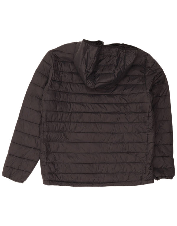 Jack & Jones Chaqueta acolchada con capucha para hombre UK 42 XL Negro