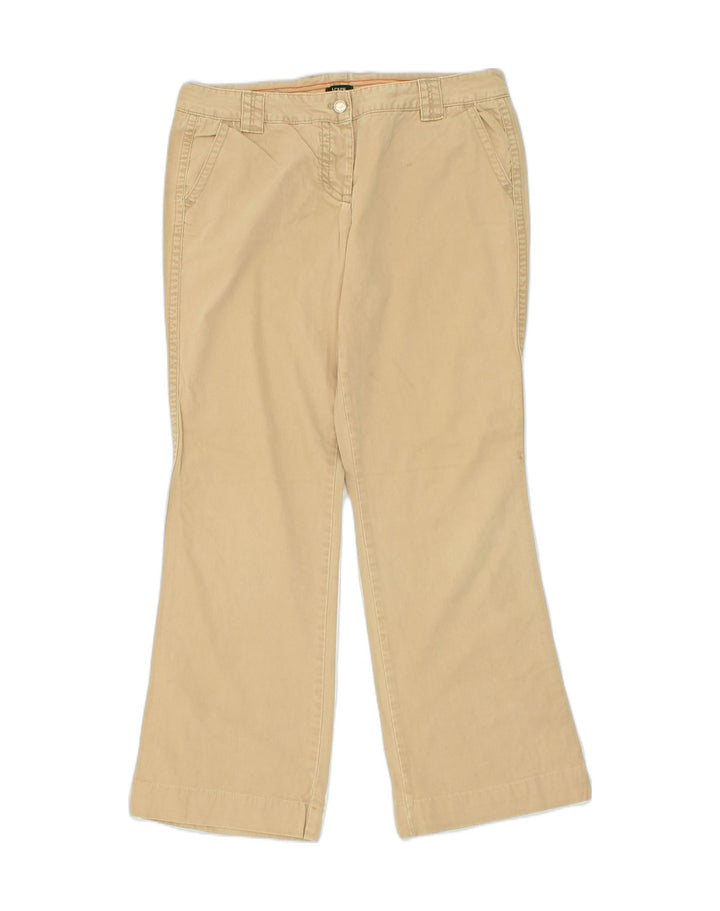 J. CREW Womens Low Waist Straight Chino Trousers US 10 Large W33 L30 Beige | Vintage J. Crew | Thrift | Second-Hand J. Crew | Used Clothing | Messina Hembry 