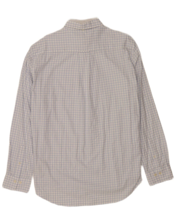 Gant Mens Normal Fit ing 43/44 17 1/2 XL kék gingham pamut