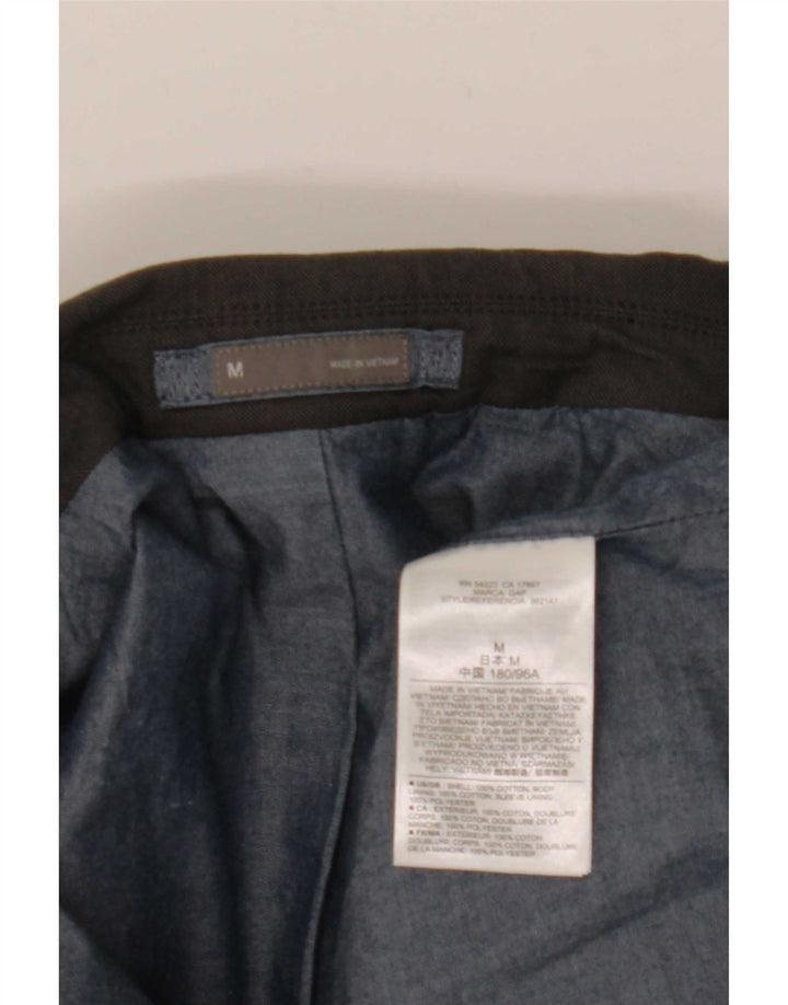 Gap Herren-Blazer mit 2 Knöpfen, UK 38, mittelgraue Baumwolle