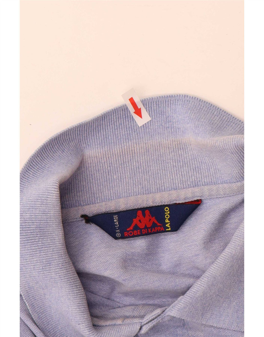 Kappa Mens Polo Shirt XL Blue Cotton