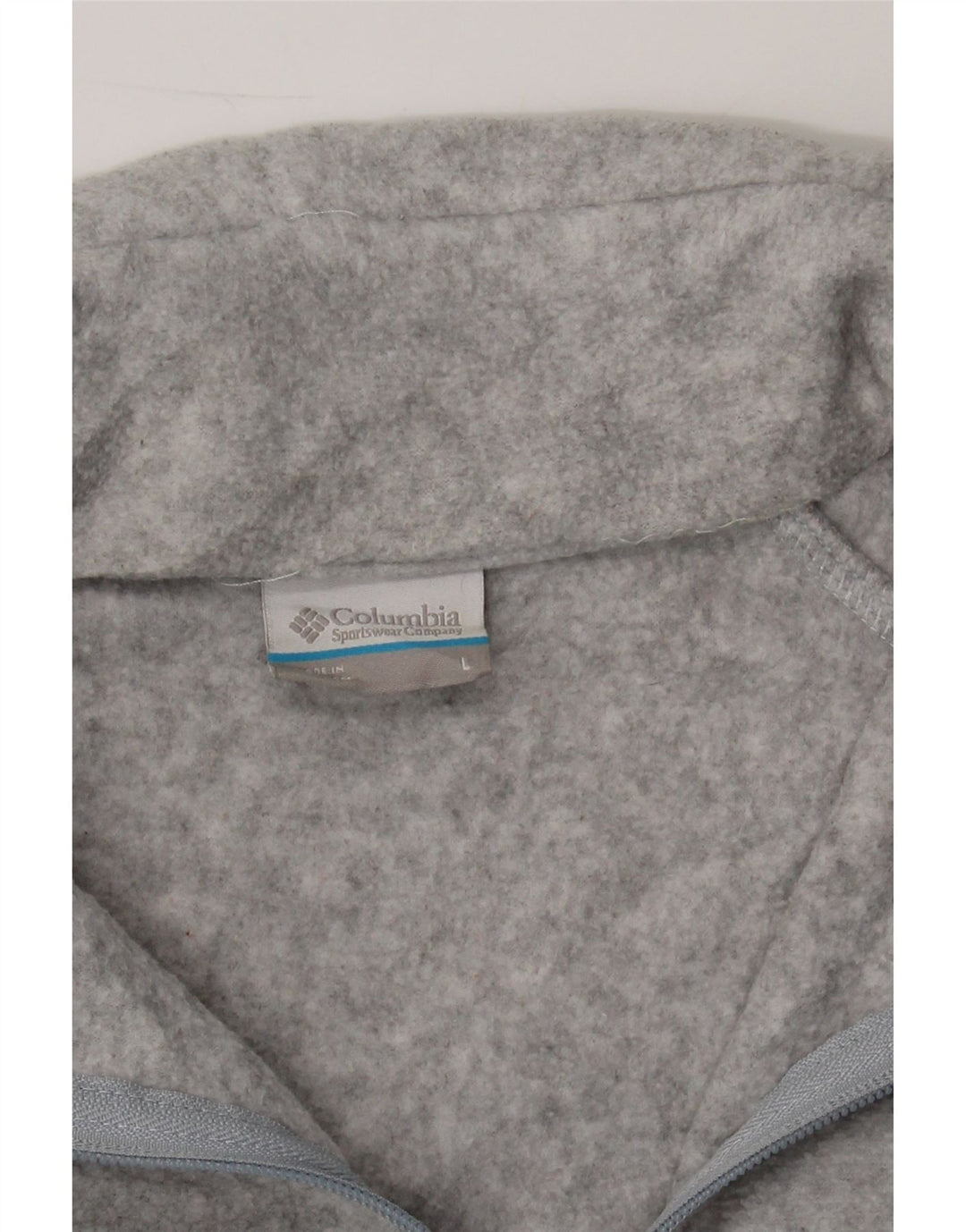 COLUMBIA Womens Fleece Jacket UK 16 Large Grey Polyester Vintage Columbia and Second-Hand Columbia from Messina Hembry 