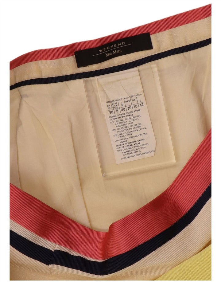 MAX MARA Womens Weekend Pencil Skirt UK 10 Small W28  Multicoloured