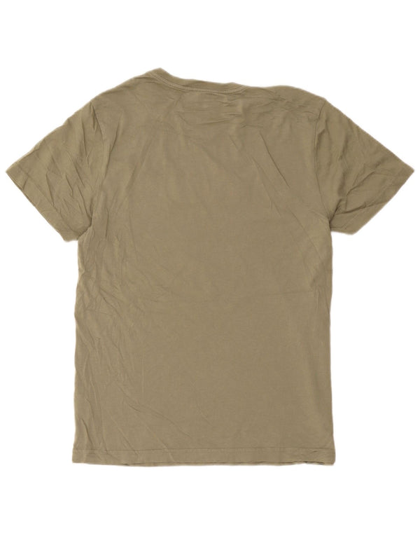 Hurley Herre grafisk T-shirt Top Medium Khaki Bomuld