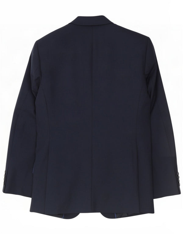 Marks & Spencer Giacca lunga da uomo a 2 bottoni UK 38 Blu navy medio