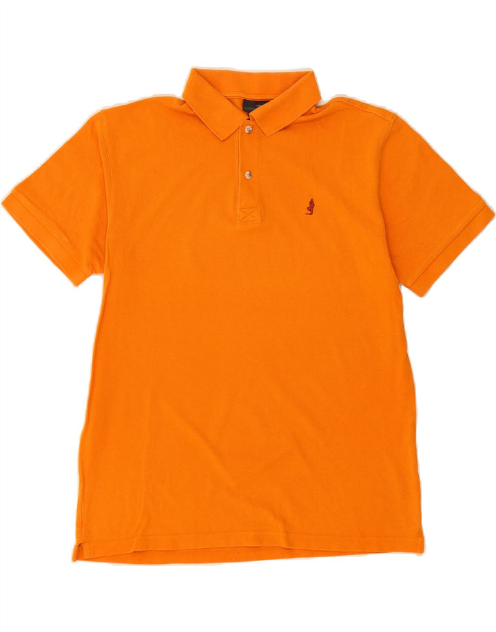MARLBORO CLASSICS Mens Polo Shirt Large Orange Vintage Marlboro Classics and Second-Hand Marlboro Classics from Messina Hembry 