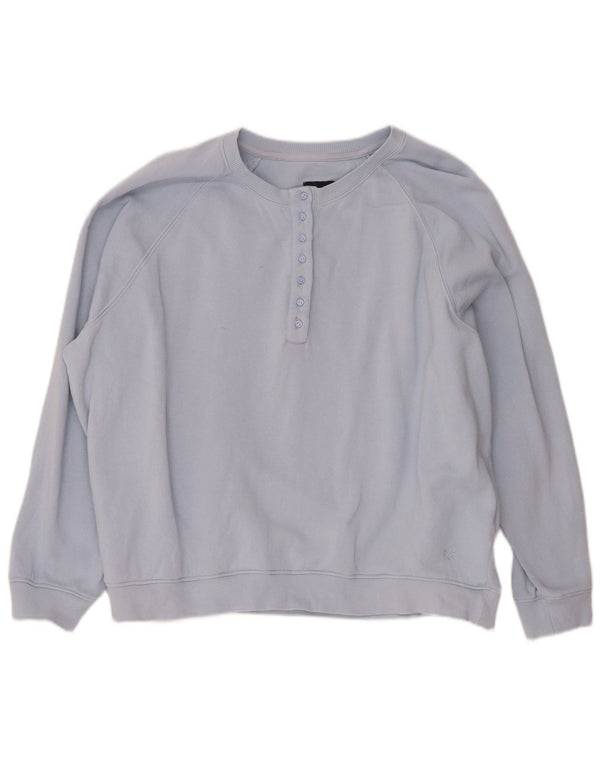Crew Clothing Felpa oversize da donna Maglione UK 16 Large Blu
