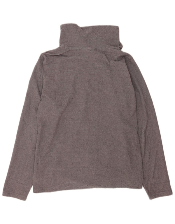 Mountain Warehouse Dame Sweatshirt Jumper UK 16 Large Grey Pinstripe