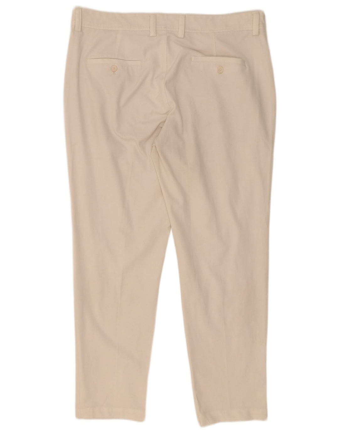 Zara Herre Slim Chino Bukser EU 44 Large W34 L30 Hvid Polyester