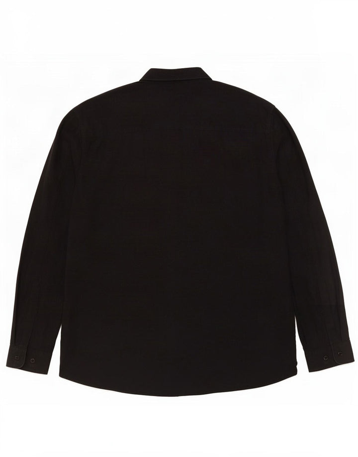 Cos Herreskjorte Medium Navyblå Flecked Bomuld