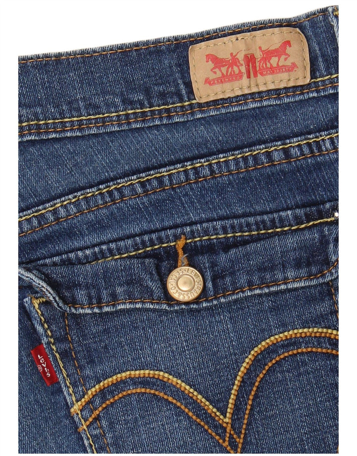 Levi's Donna 524 Jeans Super Low Slim W32 L31 Blu