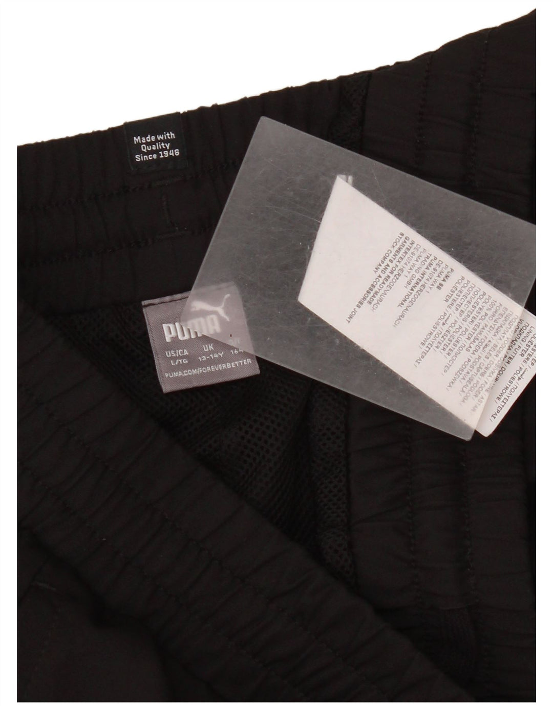 Puma Girls Sport Shorts 13-14 Years  Black Polyester
