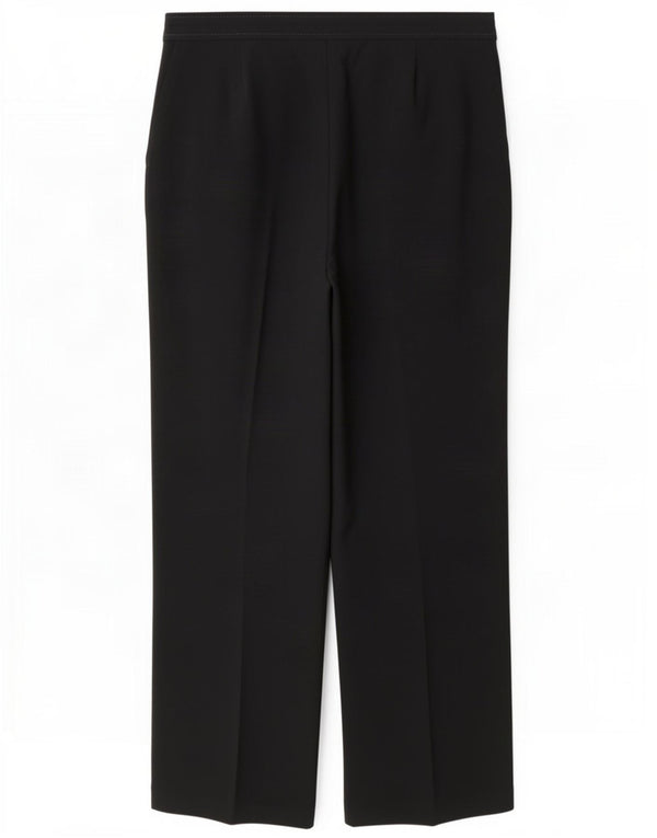 Marks & Spencer Kvinder Casual Bukser med brede ben UK 14 Large W34 L30 Sort